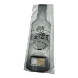 Bacardi‎ Breezer Bottle Opener 5.5” Metal Magnetic Bar Tool Sealed Promo